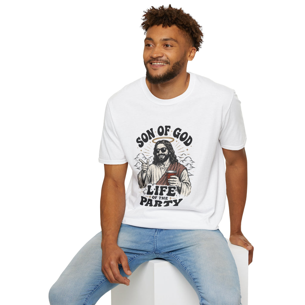 Son of God T-Shirt — 'Life of the Party' Christian Graphic Tee