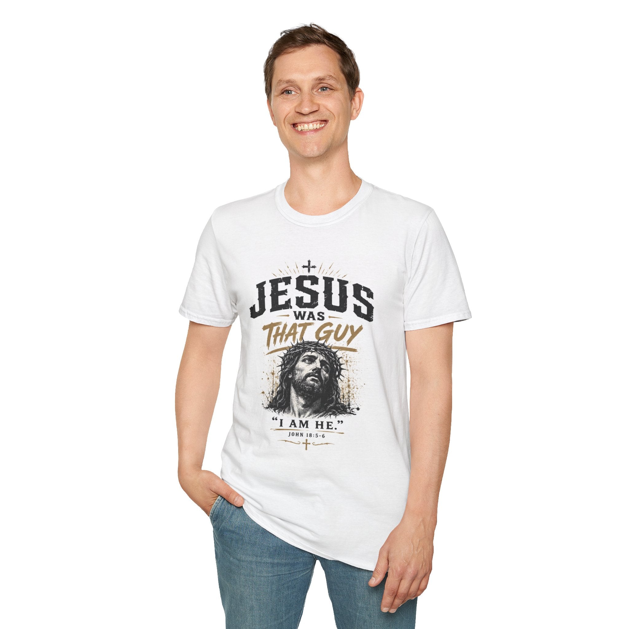 Jesus Was That Guy T-Shirt — Faith Graphic Tee with Crown of Thorns Design