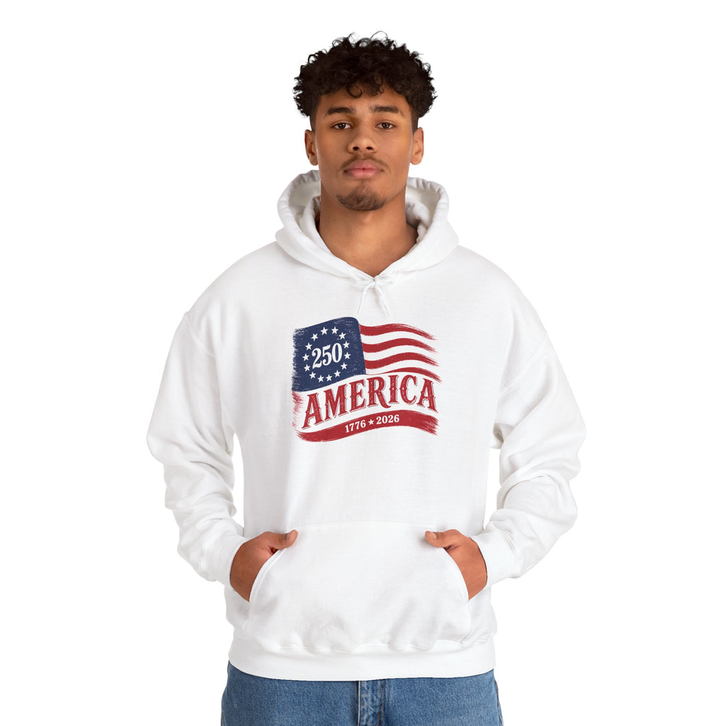 America 250 Patriotic Unisex Hoodie